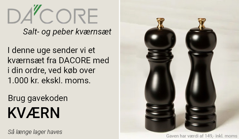 Dacore salt- og peberkværn